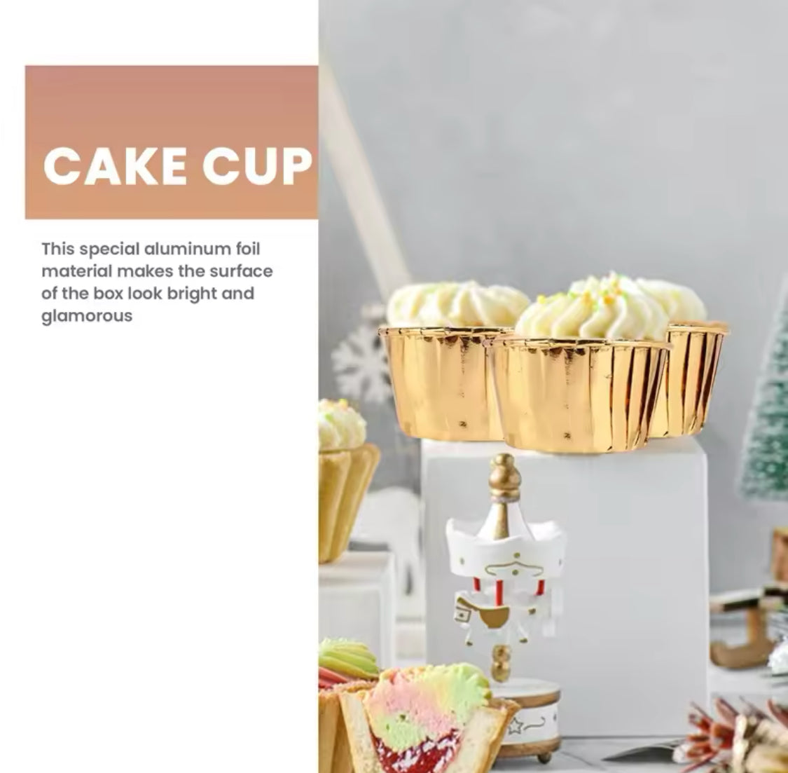 50pcs Muffin Cupcake Liner, Baking Cup Tray Case, Cake Wrappers, Cake Paper Cups, Pastry Tools 50pcs Muffin Cupcake Liner, Baking Cup Tray Case, Cake Wrappers, Cake Paper Cups, Pastry Tools